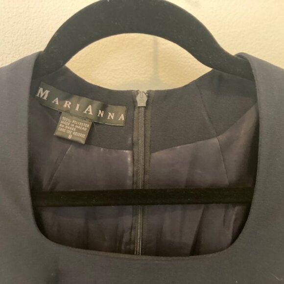 Marianna Navy Blue Maxi Dress - Picture 3 of 6